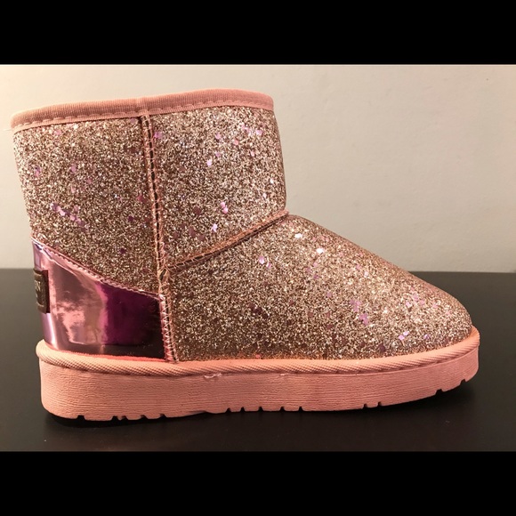 Shoes - Pink Sparkle Boots